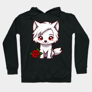 Rosie the White Wolf Hoodie